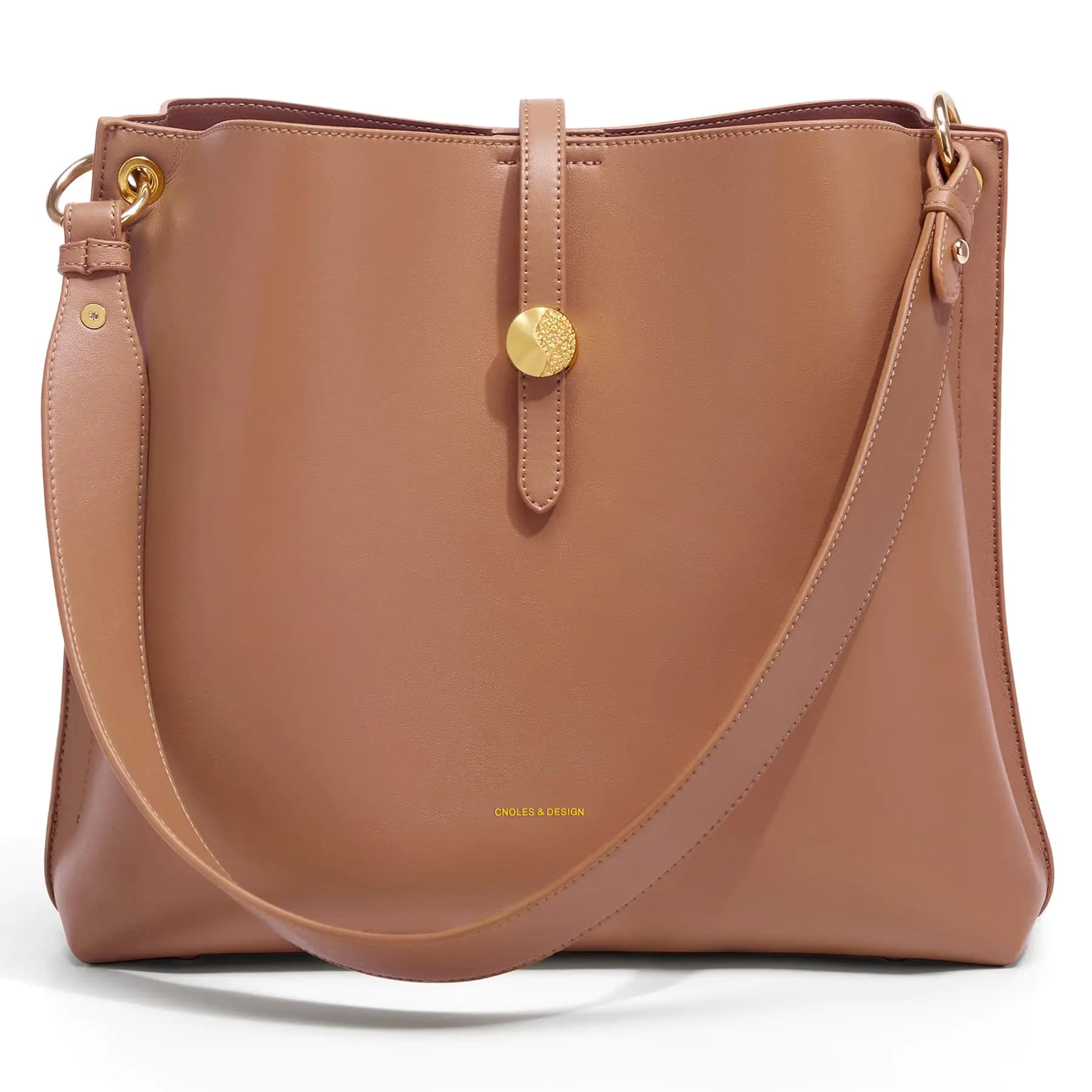 Women's Genuine Leather Brown Tote Bag