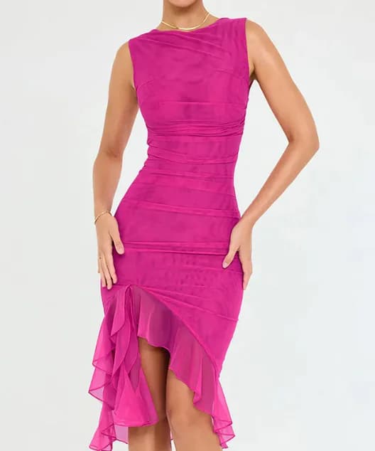 Women's Clothing Midi Dress