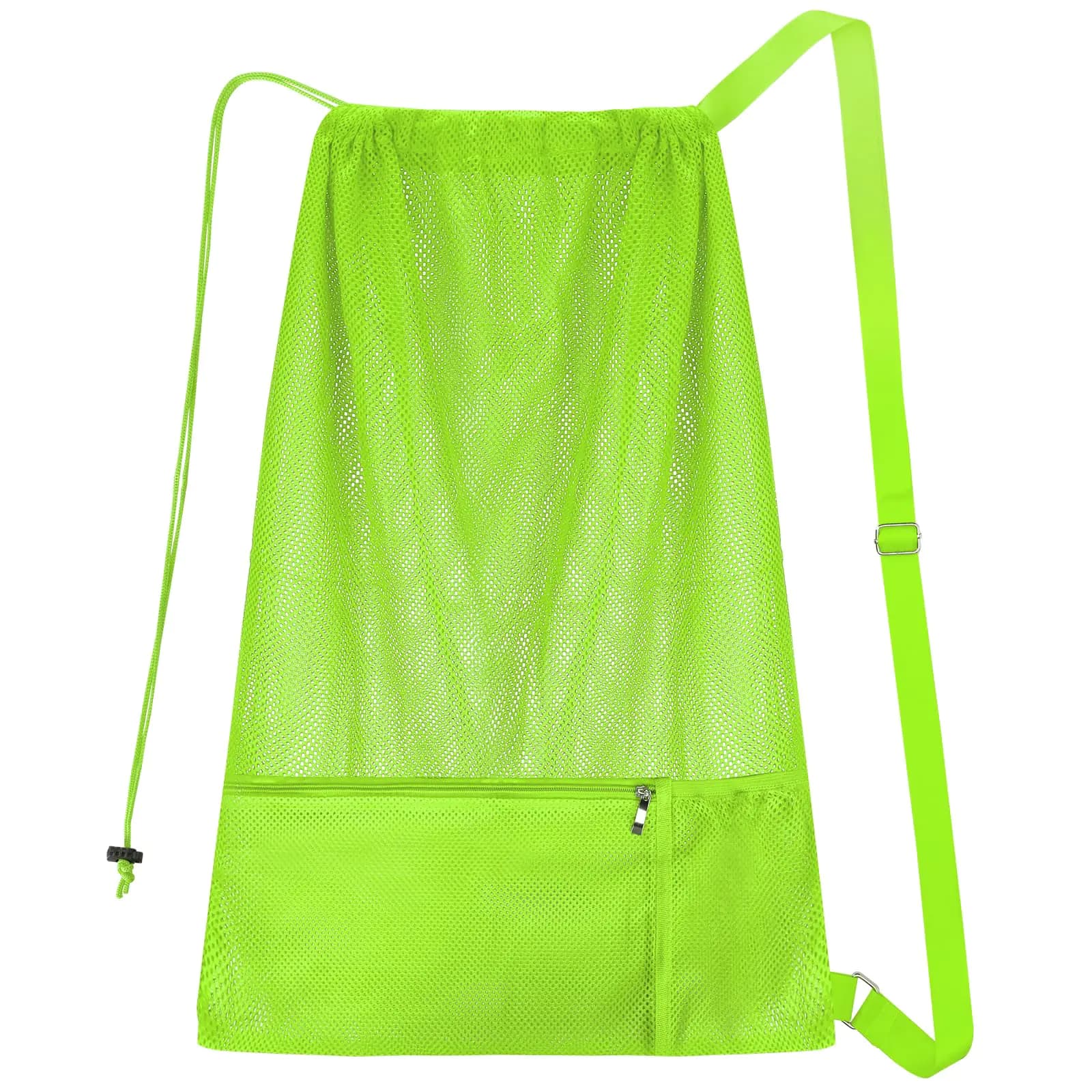 Large Mesh Swim Beach Bag Green
