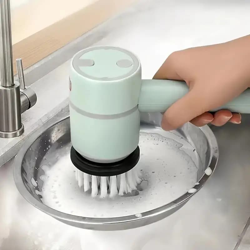 Cordless Electric Spin Scrubber for Kitchen Cleaning