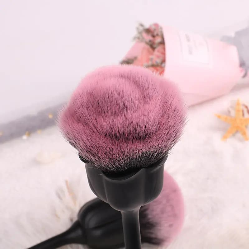 Rose Flower Makeup Brushes Set for Blush and More