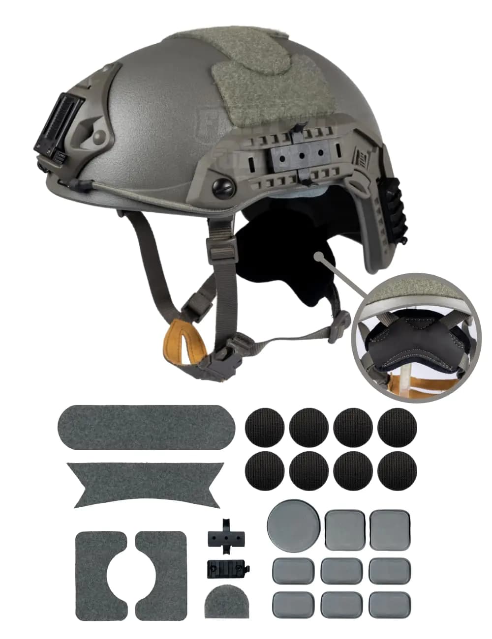 FMATAL GEAR FMA Maritime Simple Version Fast Helmet ABS for Airsoft Helmets Tactical Helmet Paintball Outdoor Sports Hunting Shooting (FG M/L)