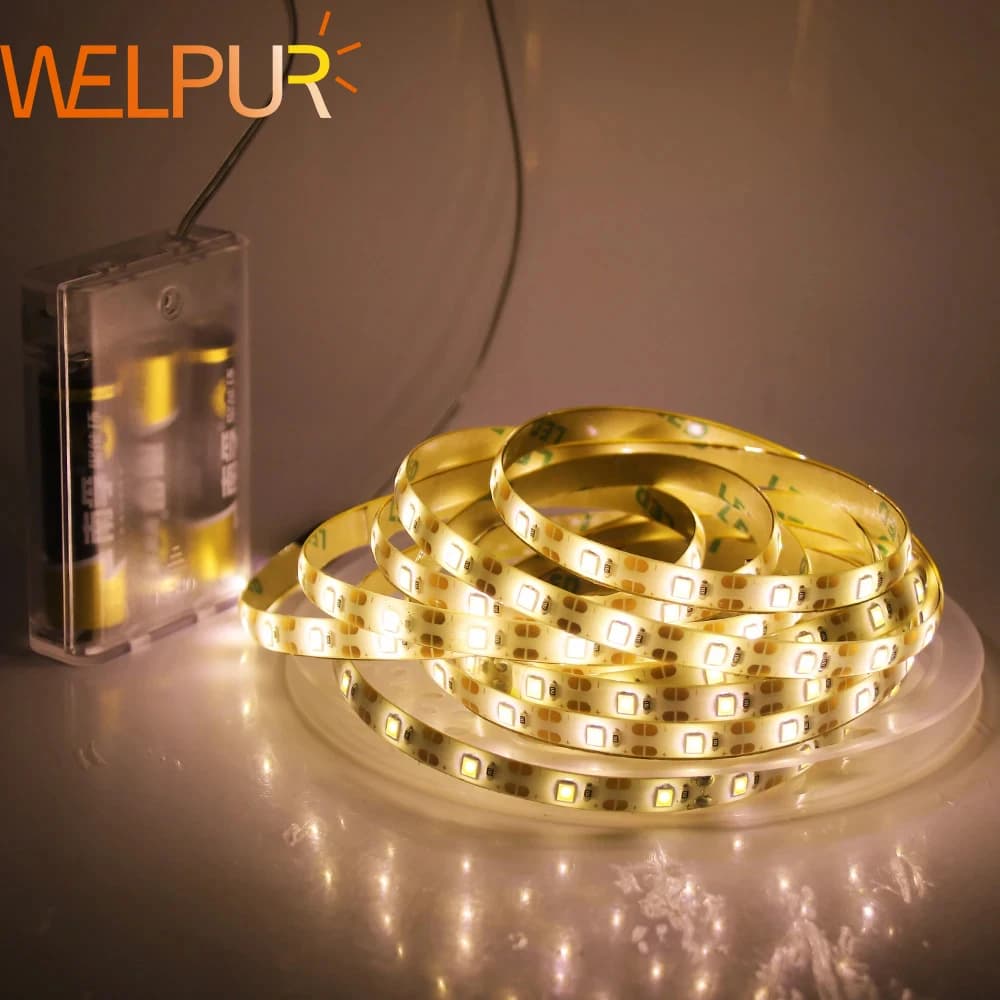 LED Strip Light 16.4FT Flexible Battery Powered