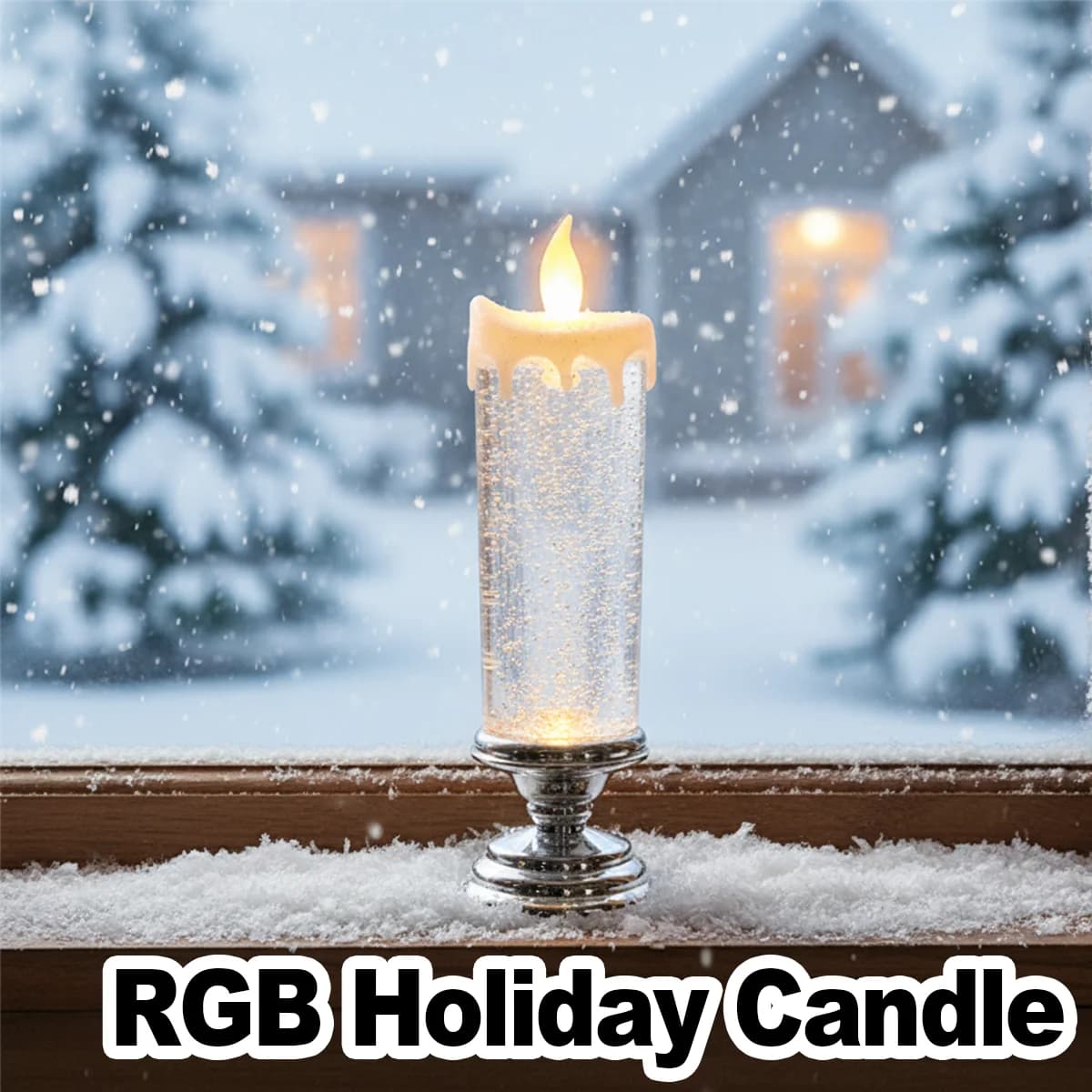 LED Flameless Christmas Candle Lights