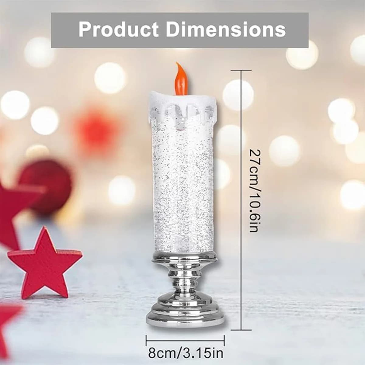 LED Flameless Christmas Candle Lights