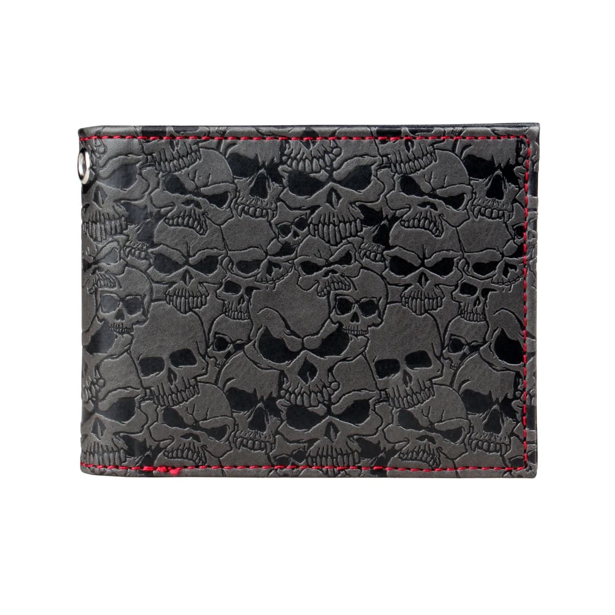 Skull Double Fold Wallet ,Versatile Credit Card Holder