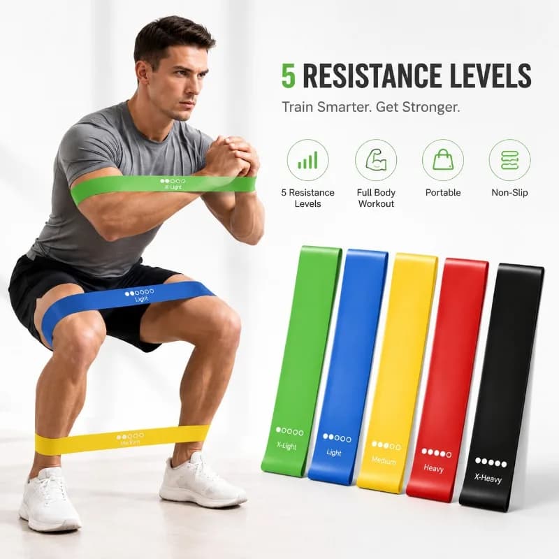 Resistance Bands Set Elastic Home Gym Equipment