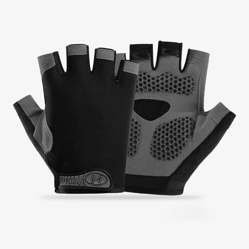 Fingerless Gym Gloves Anti Slip Breathable