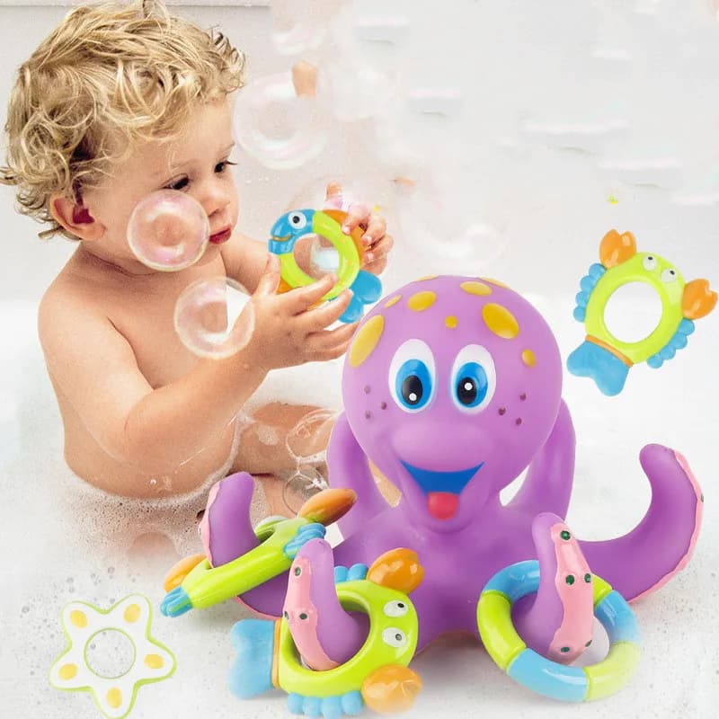 Baby Bath Toy Water Toss Game Set