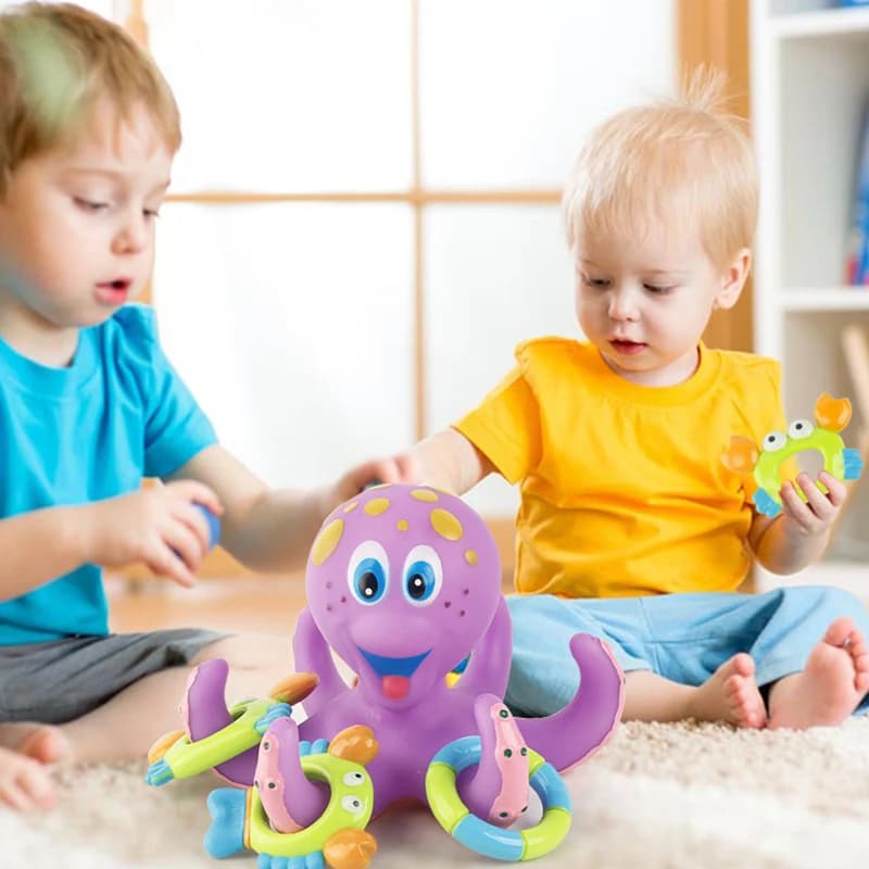 Baby Bath Toy Water Toss Game Set