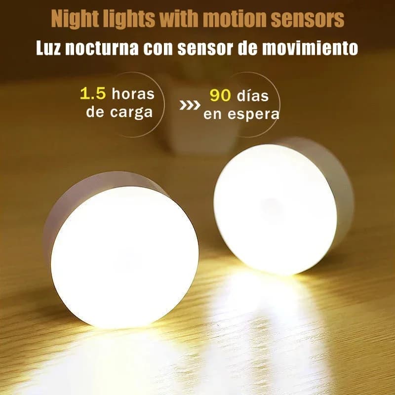 LED Motion Sensor Night Light with Magnetic Mount