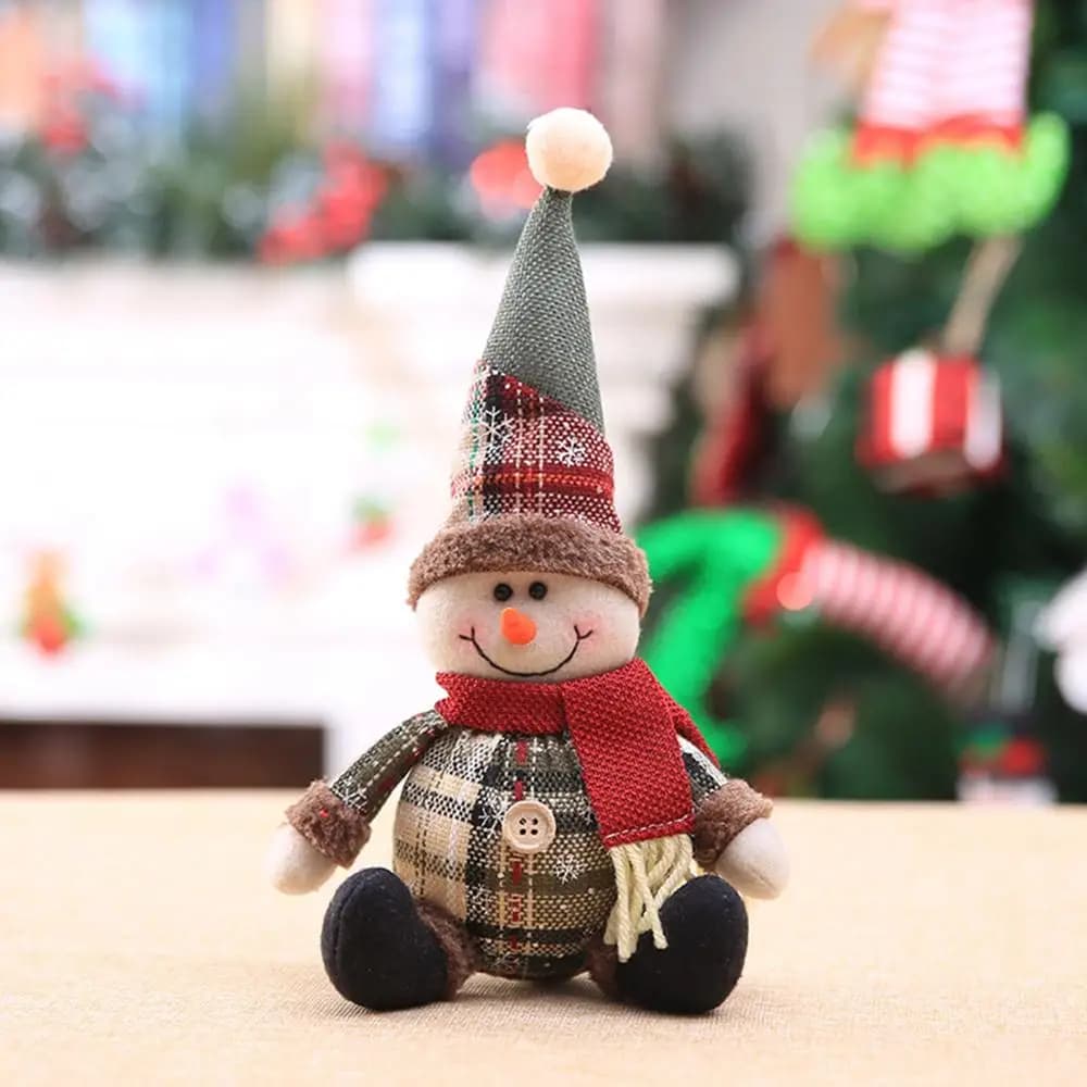 Christmas Doll Ornaments Home Table Decoration