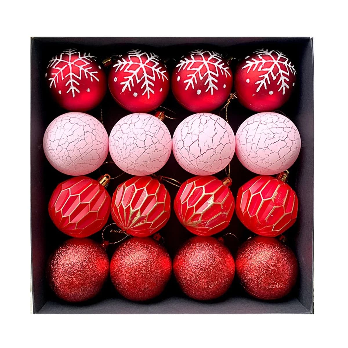 Colorful Christmas Tree Ornaments Set