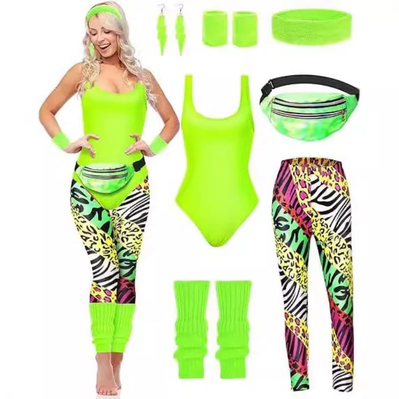 Halloween Hippie Disco Costume for Women