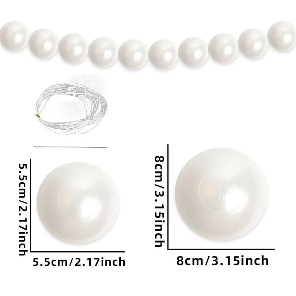 Wedding Backdrop Beaded Pearl Garland With Crystals