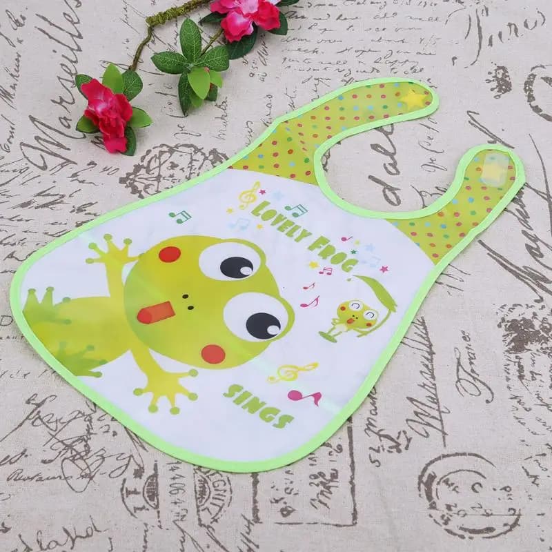 Baby Feeding Bib with Food Catch Pocket
