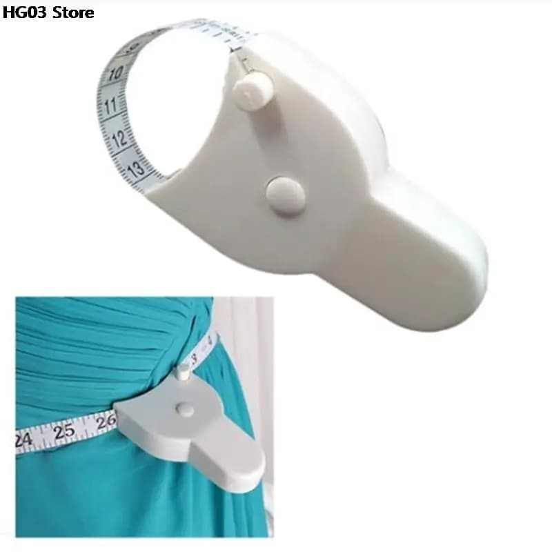 Body Fat Measuring Tape Ruler White