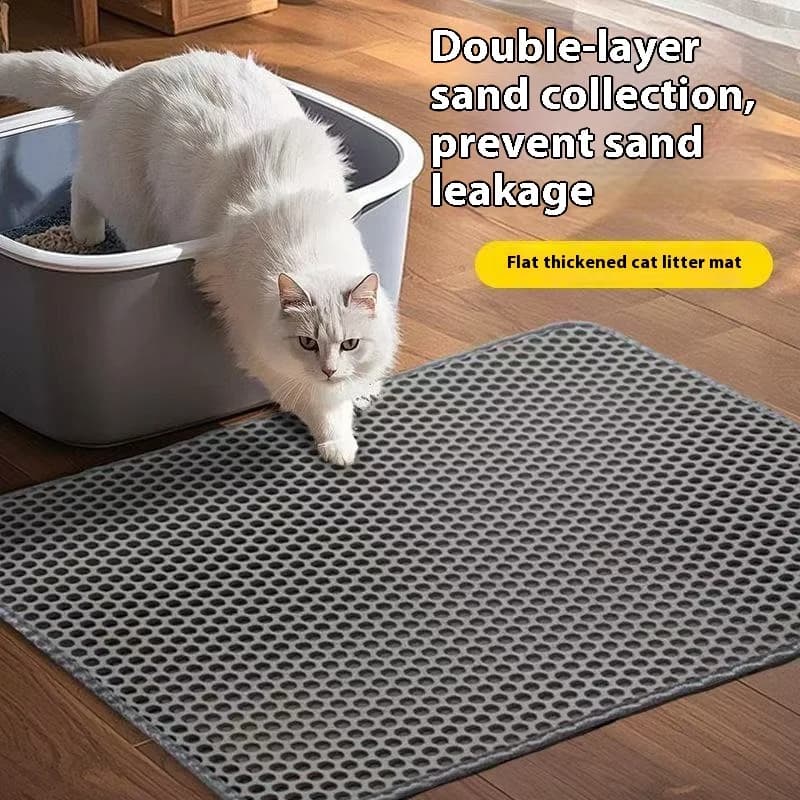 Cat Litter Mat Two-Layer Waterproof Non-Slip
