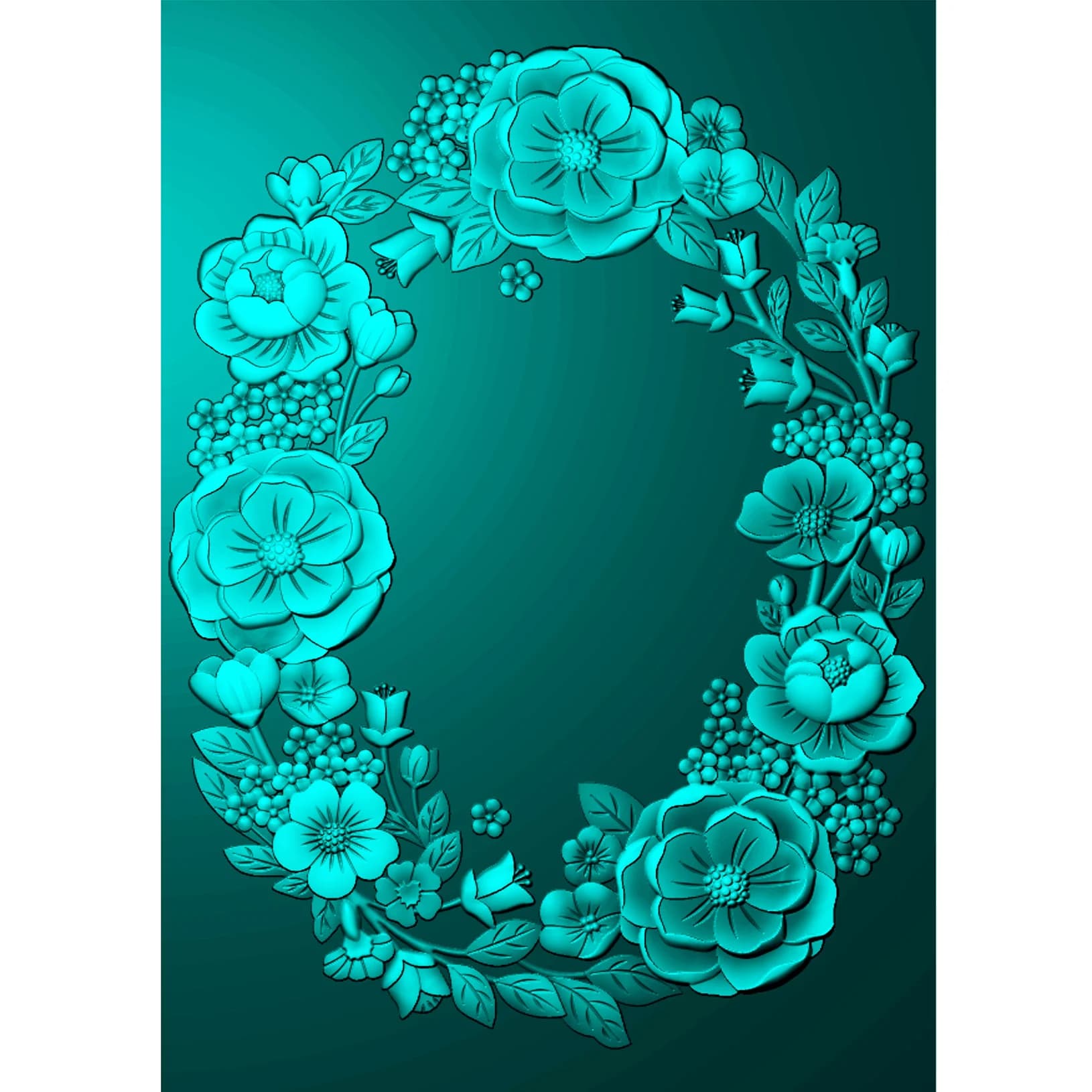 3D Embossed Folder for Cards and Scrapbooks