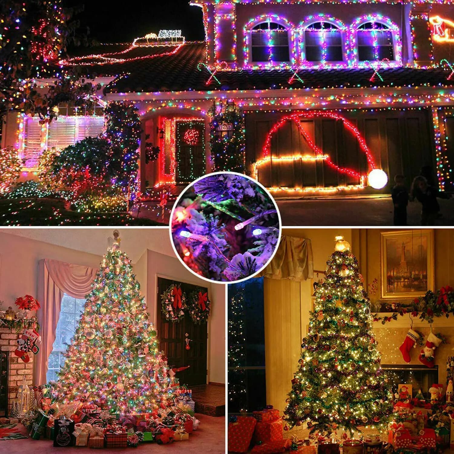 Solar LED String Lights Waterproof Christmas Outdoor