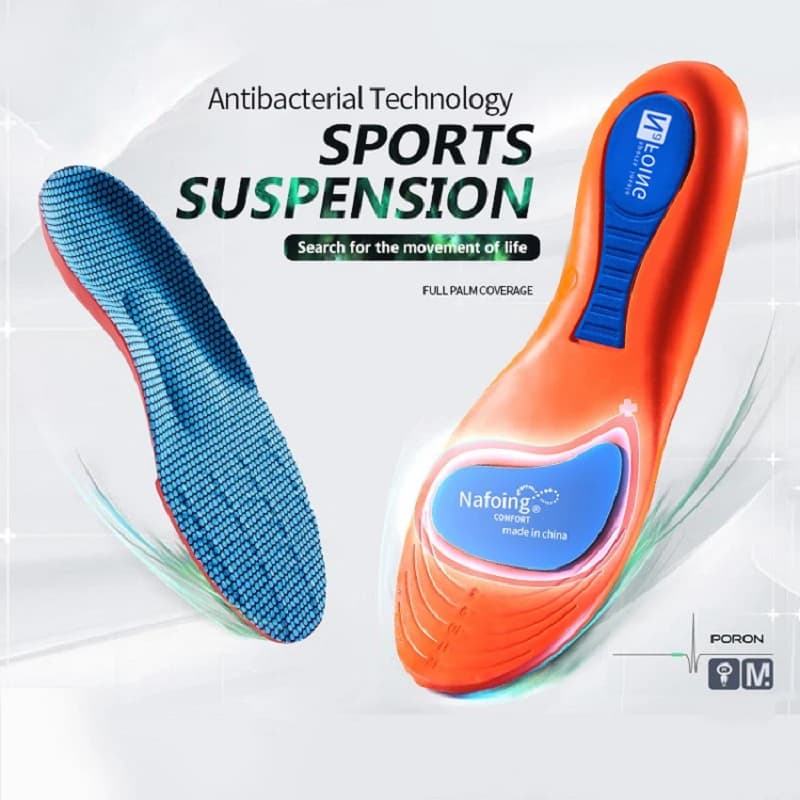 Orthopedic Sport Insoles EVA Breathable Shock Absorption