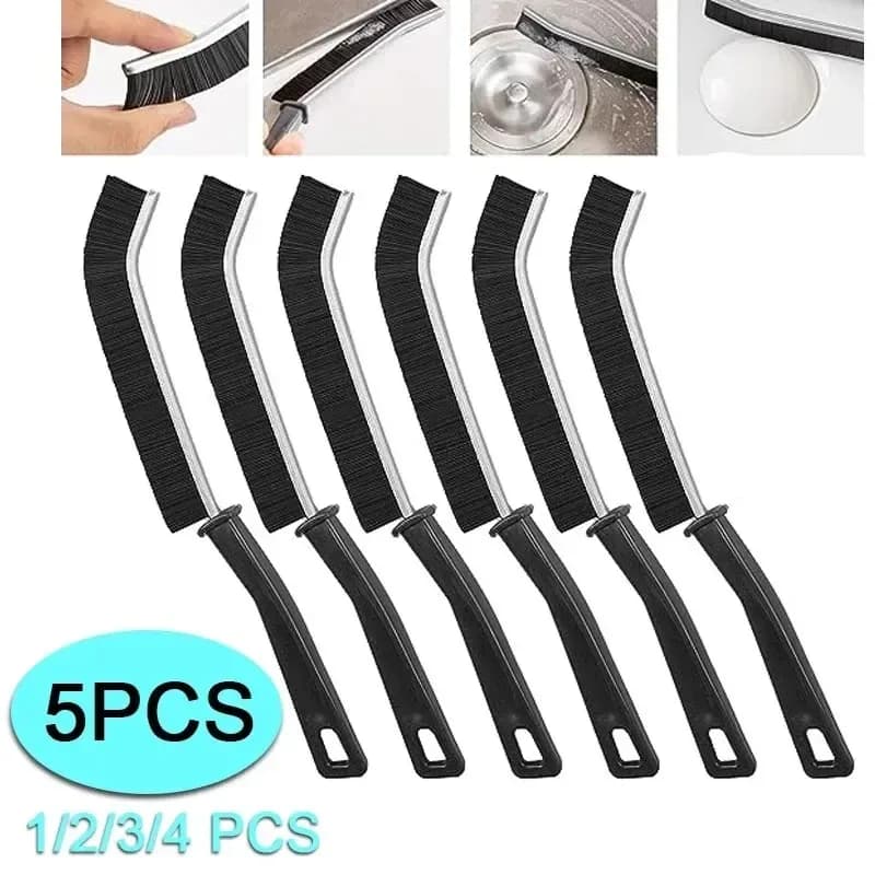 Hard-Bristled Crevice Cleaning Brush for Grout