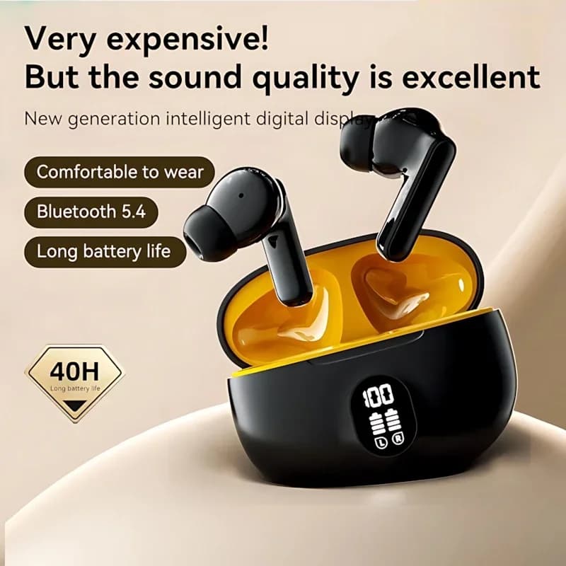 TWS Wireless Earbuds Smart LED Display Bluetooth 5.3