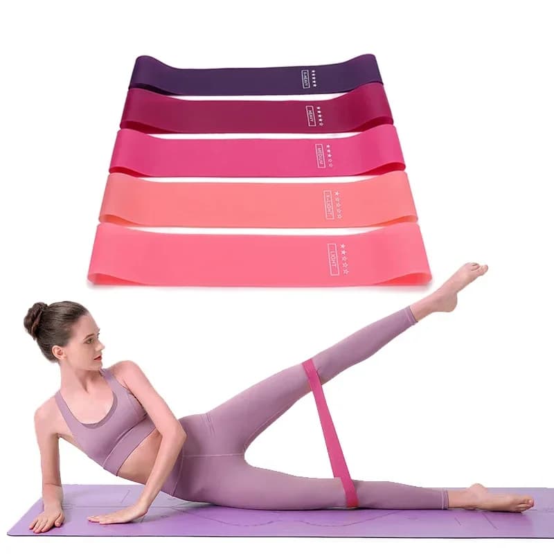 Portable Rubber Resistance Bands Set
