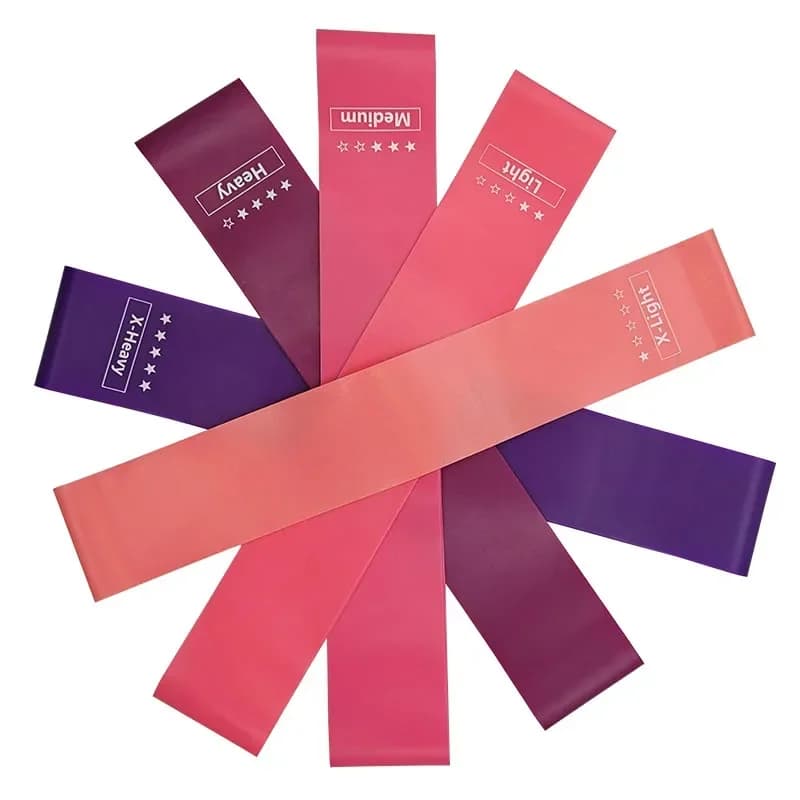 Portable Rubber Resistance Bands Set
