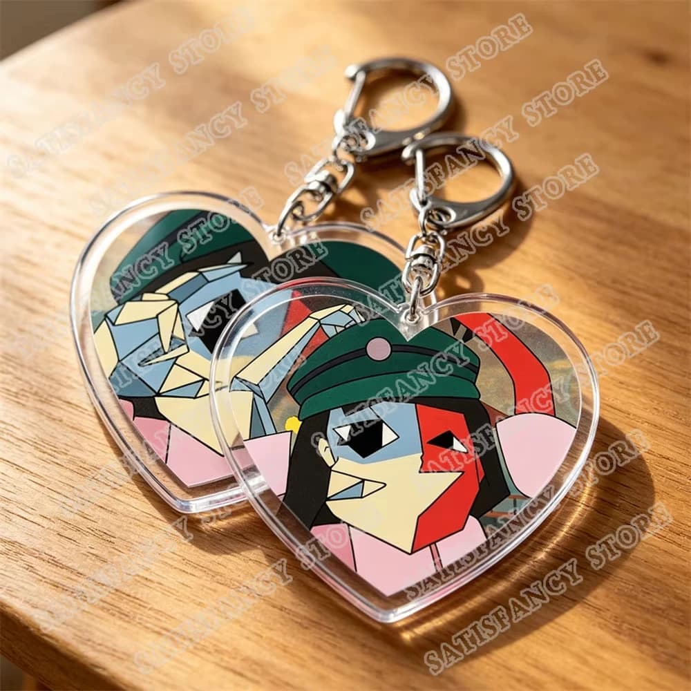 Love Keychains Bag Accessories Coral Gaming Gifts