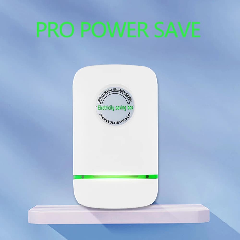 Pro Electricity Saving Box 90V-250V EU Plug Home Office Power Saver with Stable Voltage Energy Saving Device