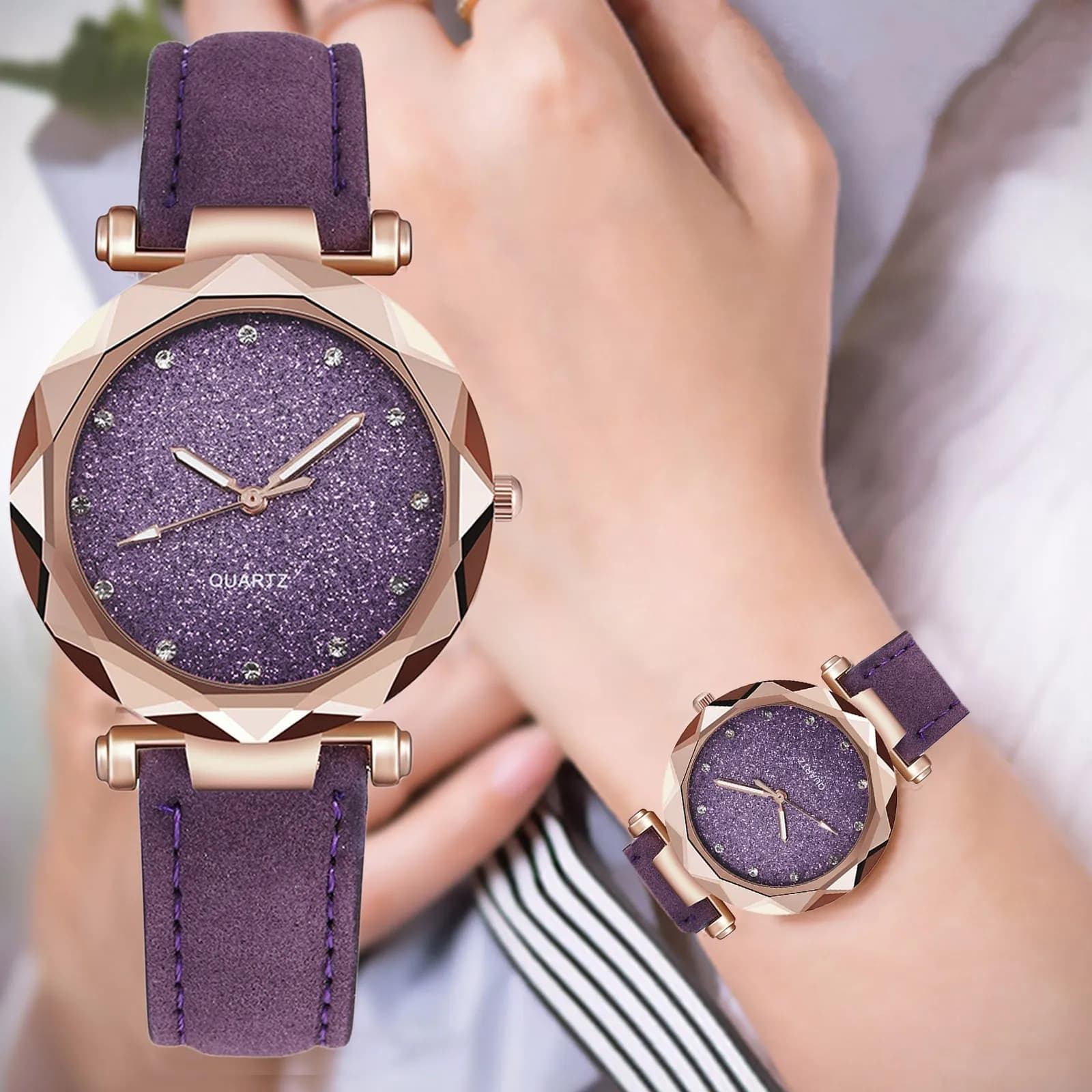 Women's Small Wrist Watch with Roman Numerals