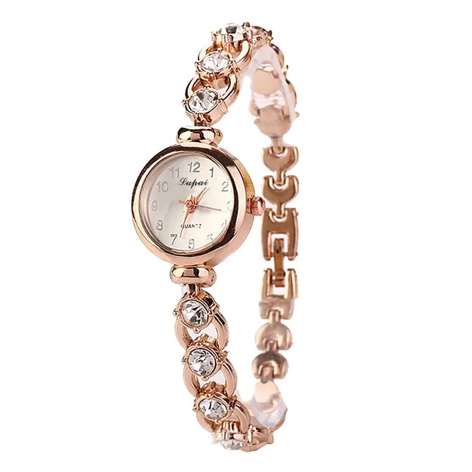 Women's Luxury Stainless Steel Crystal Bracelet Watch