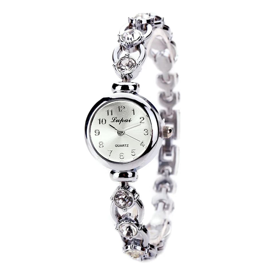 Women's Luxury Stainless Steel Crystal Bracelet Watch