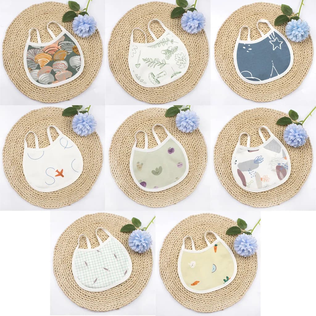 Baby Waterproof Printed Lace-Up Bib