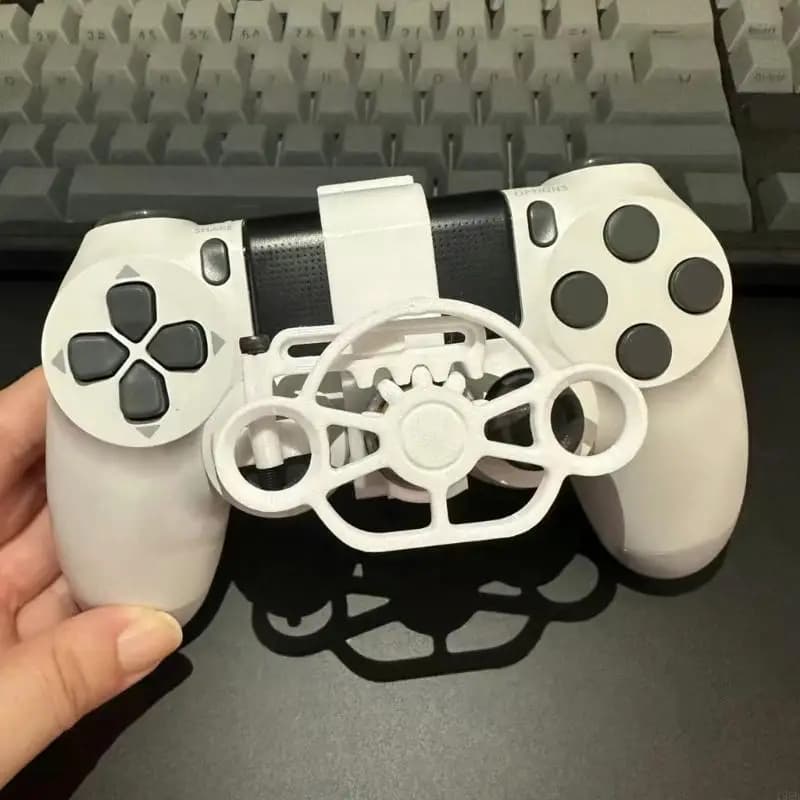 Wireless Mini Racing Game Steering Wheel Controller