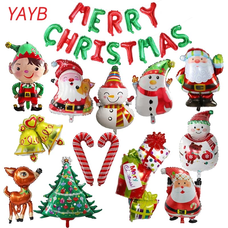 Christmas Party Balloon Decoration Set