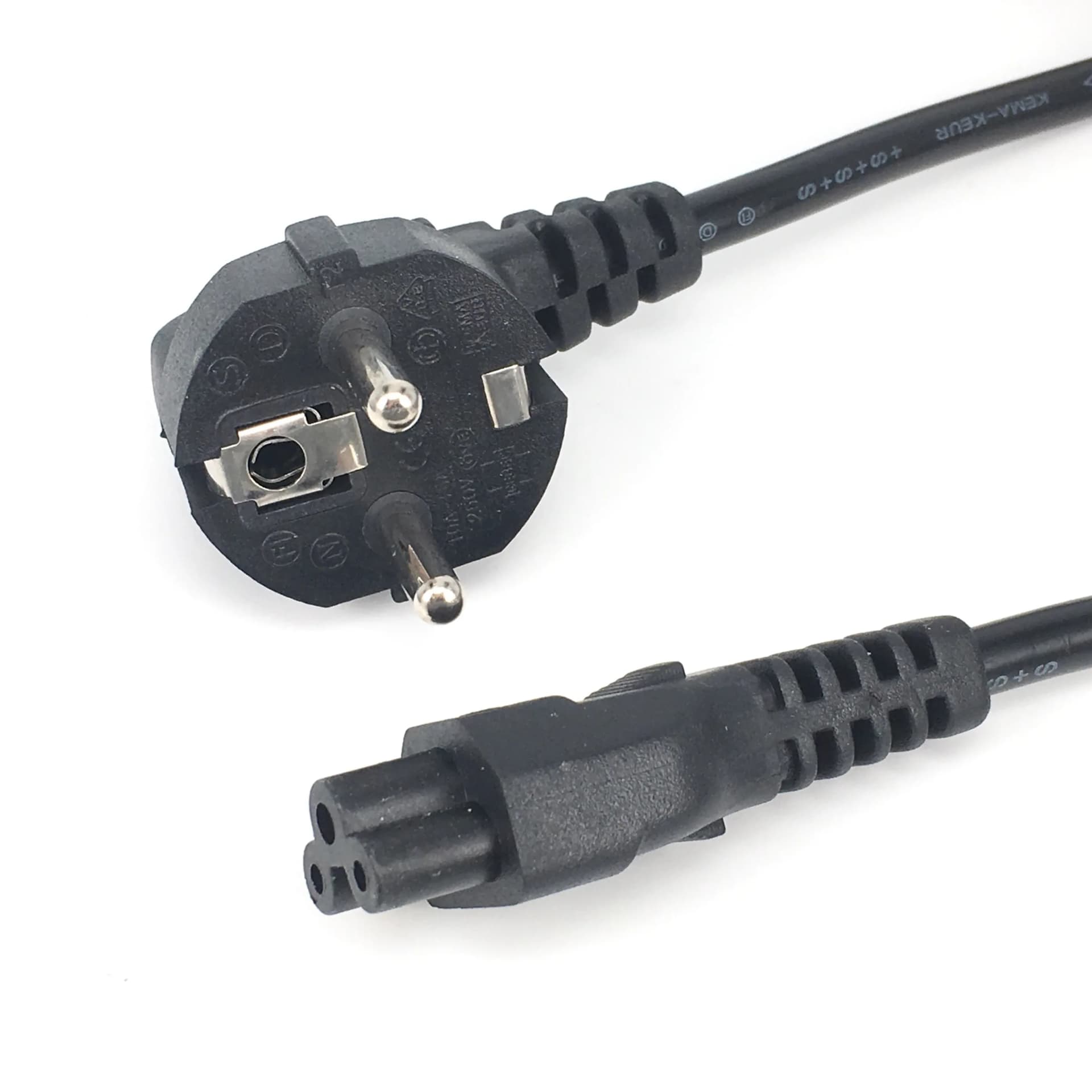 EU Euro IEC C5 Power Extension Cable 1.5m