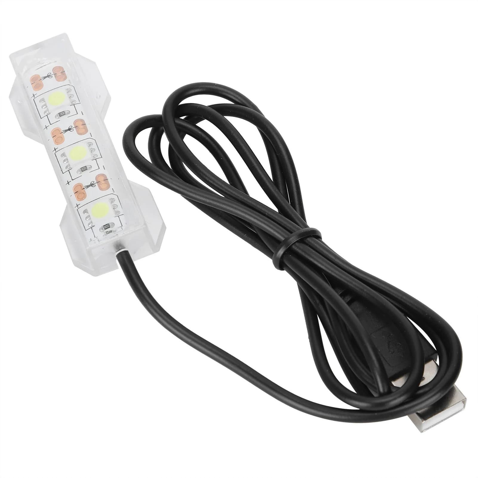 Aquarium USB LED Light with Plant Decoration
