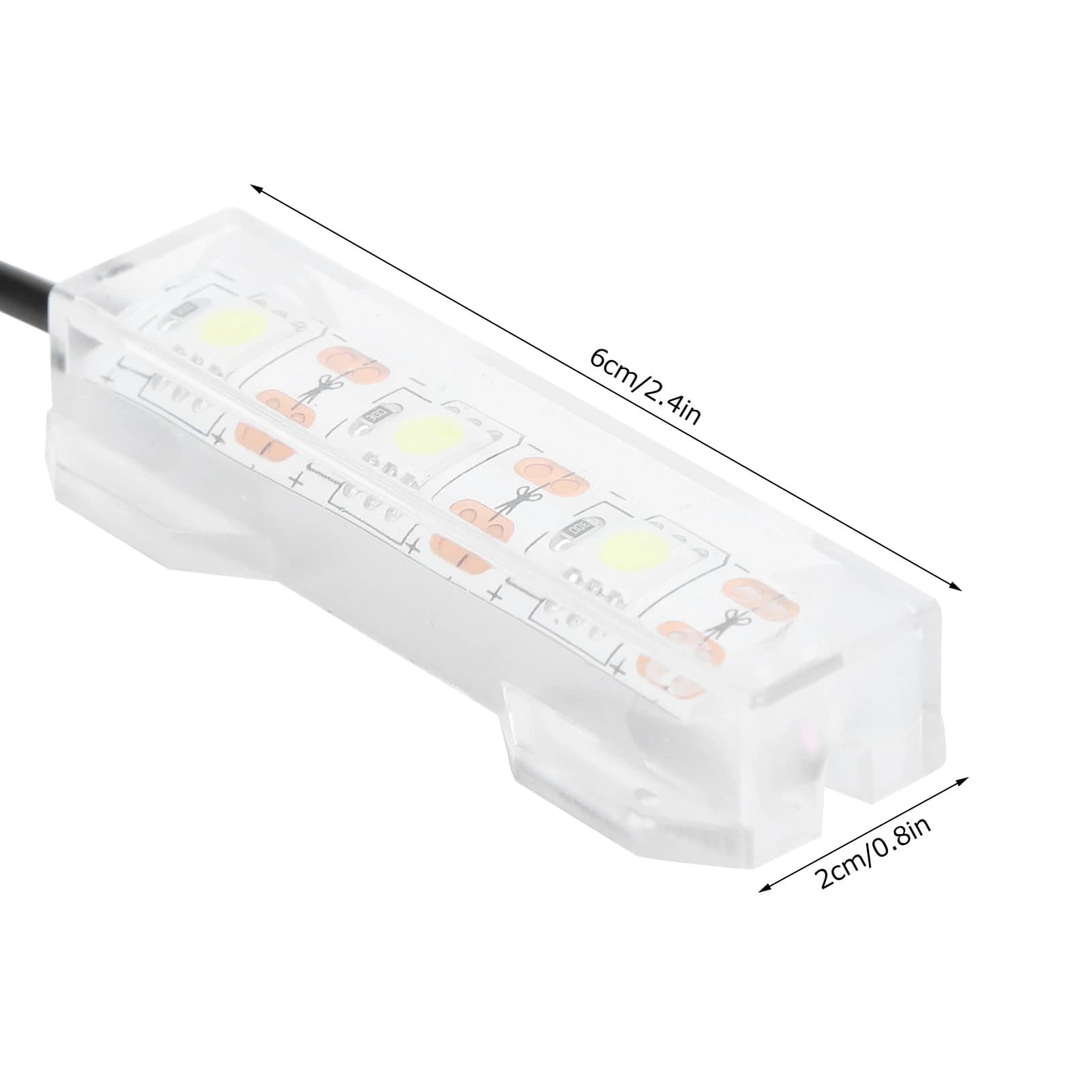 Aquarium USB LED Light with Plant Decoration