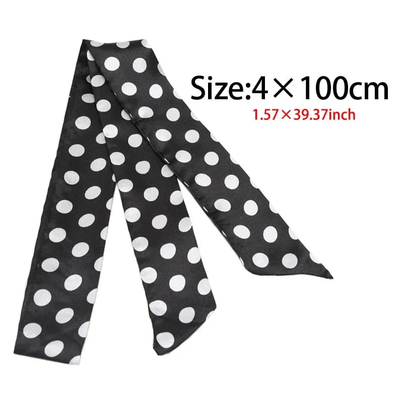 Skinny Hair Ribbon Scarf Headband
