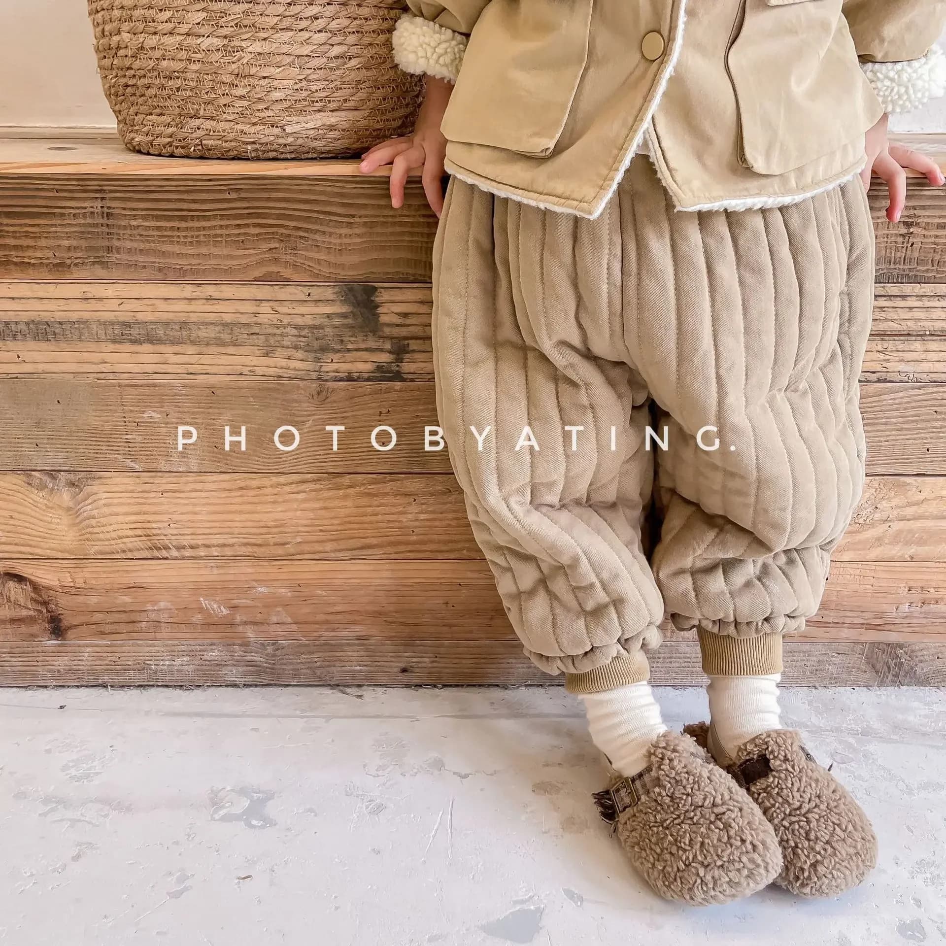 Winter Cotton-Padded Pants for Kids