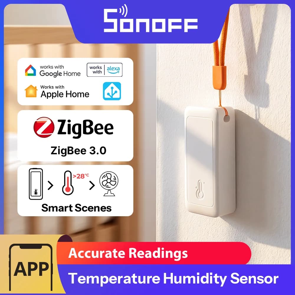 Sonoff Zigbee Temperature and Humidity Sensor