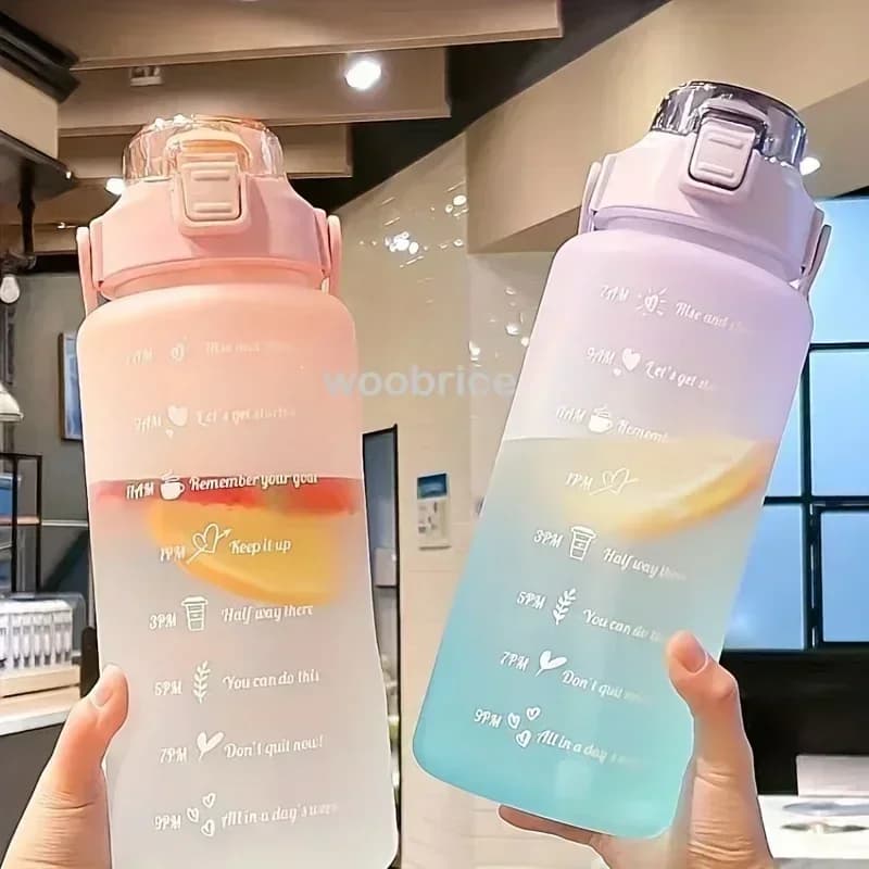 Water Bottle 2 Liters Large Capacity Sports