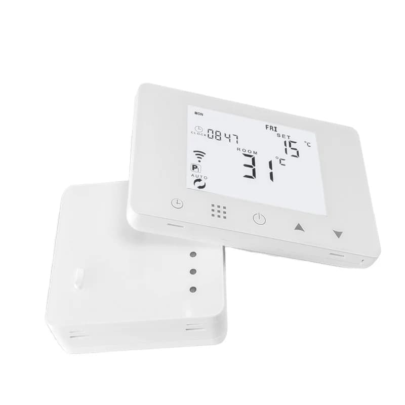 WIFI Smart Home LCD Touch Screen Wireless Battery Power Programmable Thermostat