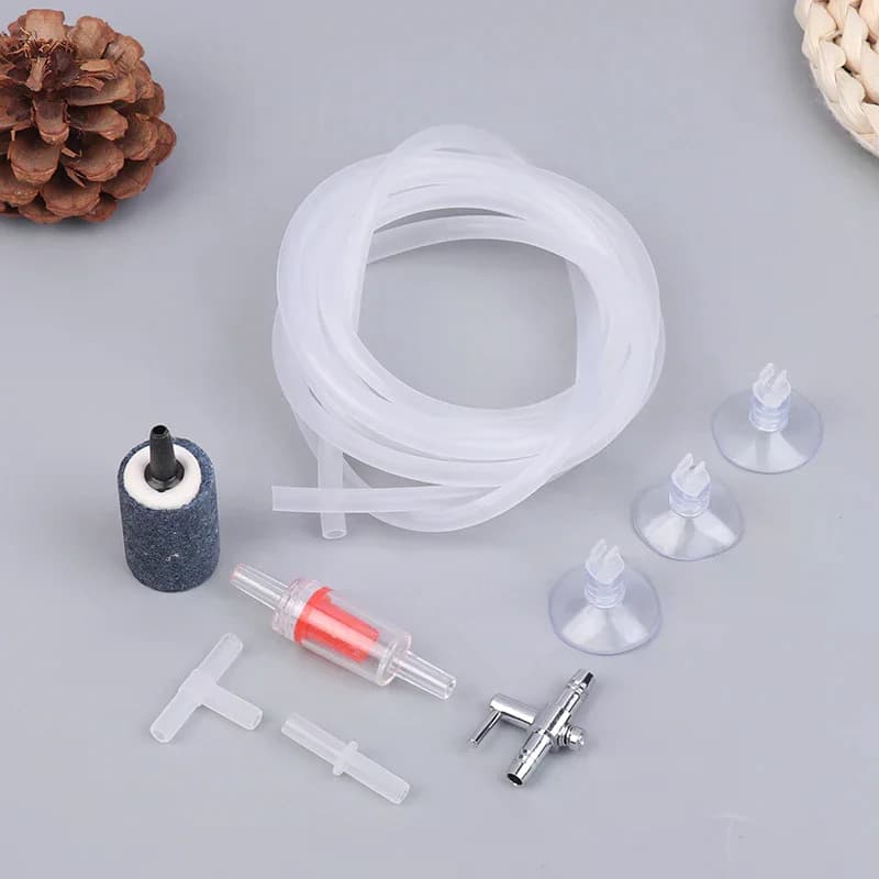Aquarium Air Pump Accessories Kit with Air Stone
