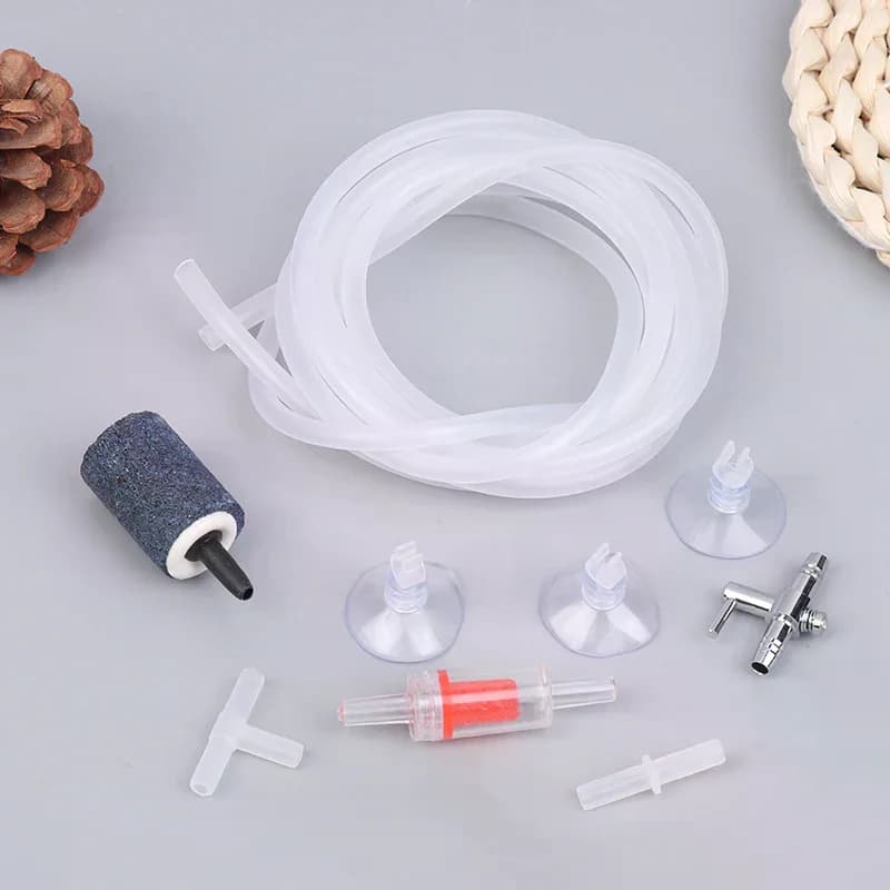 Aquarium Air Pump Accessories Kit with Air Stone
