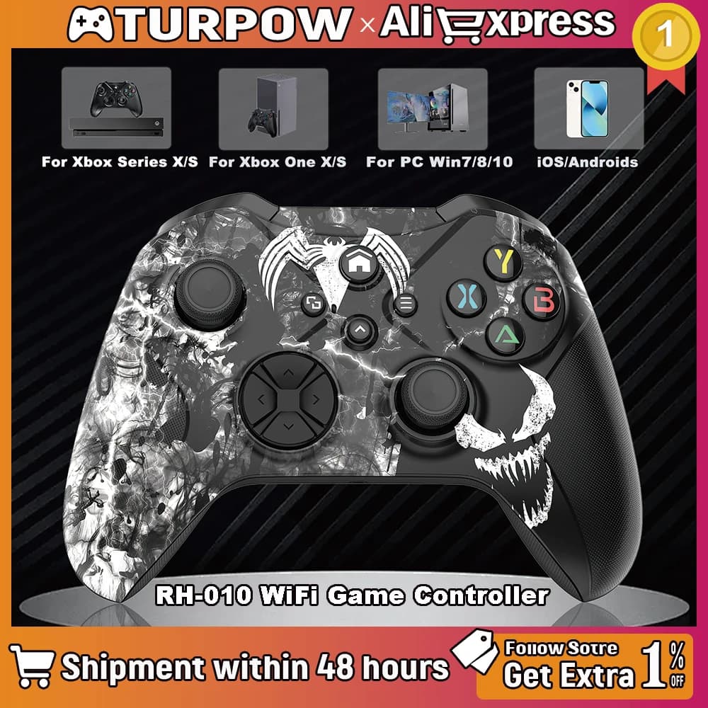Wireless Gaming Gamepad with 6-Axis Gyro Sensor