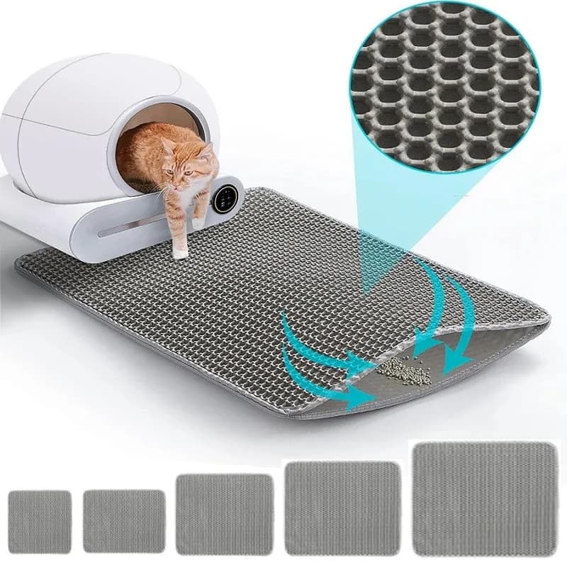Cat Litter Mat Waterproof Two Layer Non-Slip